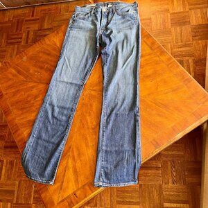 Red Engine Boot Cut Jeans Size 31 Womens Distressed Chic